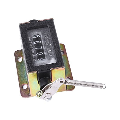 Manual Tally Counter 5 Digit Number Count Clicker Counter Mechanical Arithmometer Hand Mechanical Counters for Coaching, Knitting
