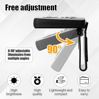 Aurelema 4 Pcs LED Clip on Cap Lights USB Rechargeable Waterproof