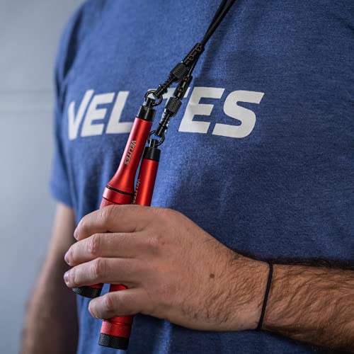 Velites - Earth 2.0 Replacement Jump Rope Cable - 4mm Standard Crossfit Speed Rope Wire for Fitness and Training - style: Standard Black 4 mm