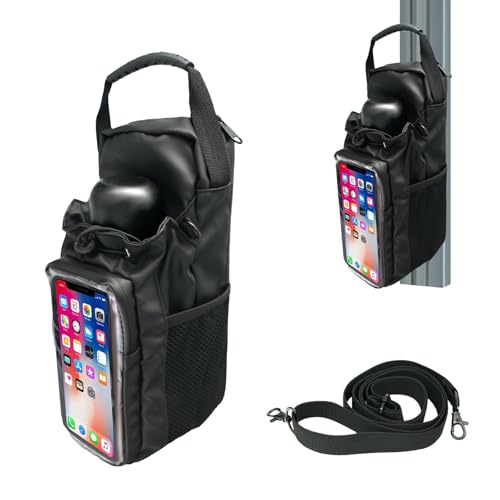 Magnetic Gym Bag for Men & Women - Adjustable Strap，Small Gym Bag，Magnetic Large Water Bottle Holder - Ideal for Fitness, Travel & Sports