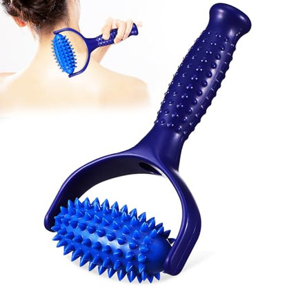 HOMSFOU Handheld Muscle Massage Stick Roller for Legs and Back, Comfortable Abs and PVC Material, Reduces Muscle Fatigue, for Yoga Enthusiasts and Exercise