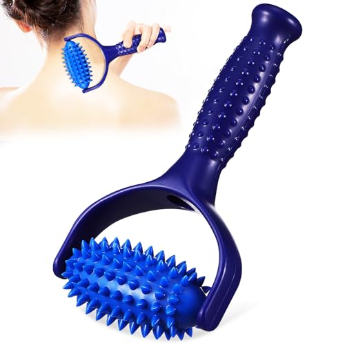 HOMSFOU Handheld Muscle Massage Stick Roller for Legs and Back, Comfortable Abs and PVC Material, Reduces Muscle Fatigue, for Yoga Enthusiasts and Exercise