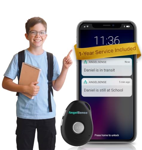 AngelSense GPS Tracker for Kids - Autism, Elderly, 1 Year Service Included - color: 1 Year Service Included