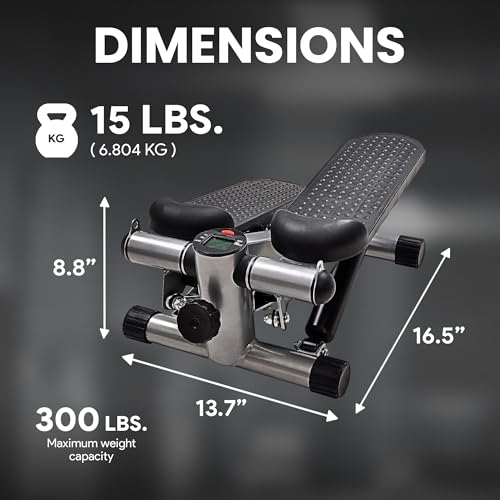 BalanceFrom Mini Stepper Exercise Machine, 300 Pound Weight Capacity