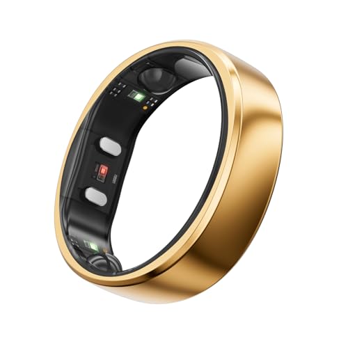 RingConn Gen 2 Smart Ring - Sleep Apnea Monitoring(Rose Gold, Size 6) - color: Rose Gold, size: 6