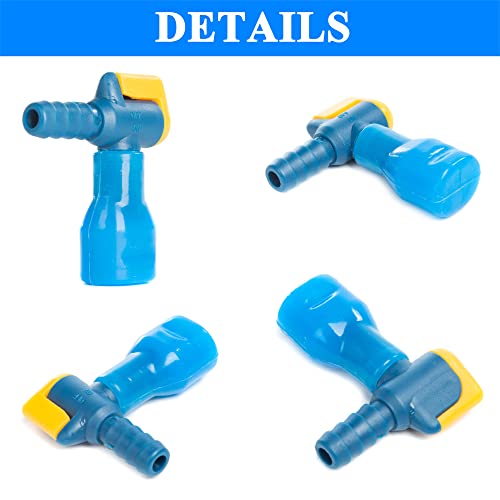 AXEN Bite Valve ON-Off Switch Tube Nozzle Replacement for Hydration Water Bladder - style: 90°