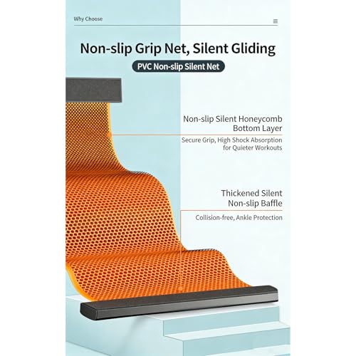 Sliders for Working Out Slide Board Mat with End Stops, Booties & Carrying Bag for Low-Impact Indoor Home Workouts Pot Training Fitness and Improve Balance Ability