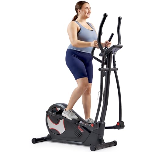 Sunny Health & Fitness Heavy Duty Elliptical Machine with Full Body Workout - style: 12" Stride