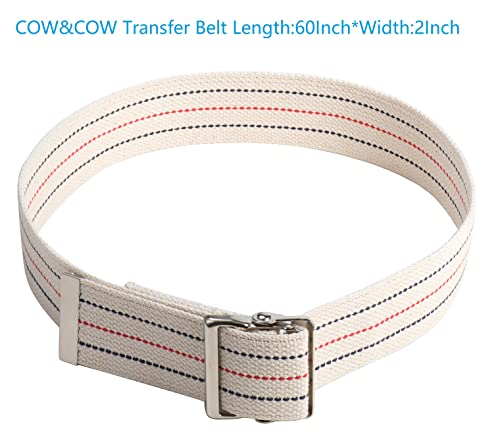 COW&COW 30" Wooden Transfer Board and 60" Transfer Belt Kit for Patient, Senior and Handicap Move Assist and Slide Transfers (30Inch) - size: 30Inch