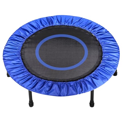 Mini Trampoline Spring Cover,36 38 40 48 60 Inch Round Trampoline Cover Replacement,600D Thickened Oxford Cloth Tear-Resistant, for Small Trampoline Frame, Cover Only - color: Blue, size: 48 Inch-8Hole