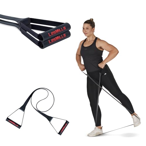 Les Mills SMARTBAND Extreme Workout Resistance Band with Handles