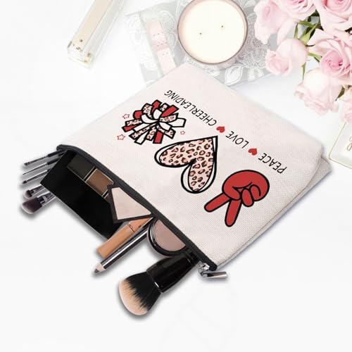 Cheer leading Gifts for Women, Makeup Cosmetic Bag Gifts for Cheer-leading Women Friends, Birthday Gifts for Cheerleader travel Makeup Pouch - color: cheerleading