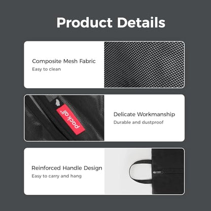 pack all Shoe Bag for Travel, Water-Resistant Shoe Pouch for Sports - color: Black, style: 2 Pack