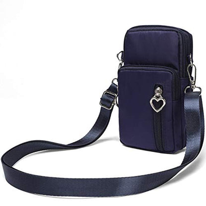 Outdoor Sweat-Proof Running Armbag Cross-Body Shoulder Casual Wallet Purse Crossbody Bag Gym Fitness Cell Phone Key Holder for iPhone 13 Pro/ 12 Pro/Xs Max/Xr, Galaxy Note 10, P30 Pro,Blue - color: Blue