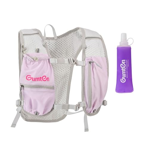 Running Vest for Women, Hydration Vest with Adjustable Chest Straps for Marathon Jogging Hiking Cycling - size: Taro Purple, style: Running Vest with 1 Soft Flask (250 ml)