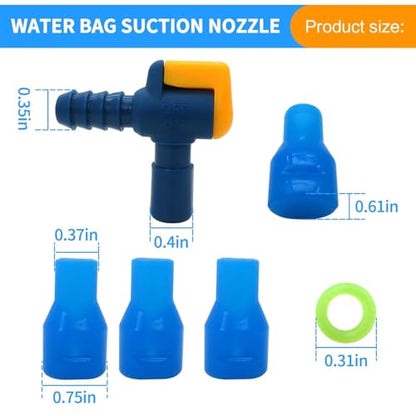 2025 Version Bite Valve Replacement 90 Degree - Silicone Mouthpiece for Camelbak & Most Hydration Bladder Brands - Upgrade Your Hydration
