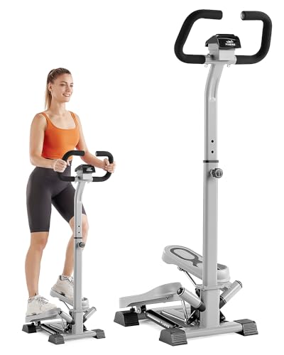 FLYBIRD SS5 Stair Stepper Machine with Handlebar for Home Workout, 350 LBS Capacity Twisting Stepper for Cardio, Legs, Hips & Glutes, Fitness Equipment for Men and Women