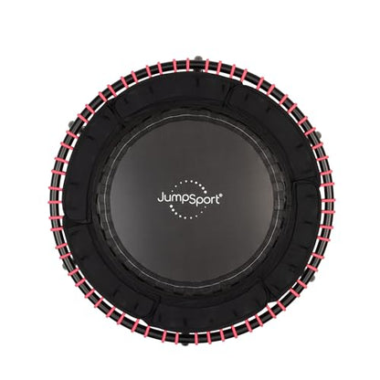 JumpSport 550 Workout Rebounder for Adults, 44" | PRO CE | Mini Exercise Fitness Trampoline Jumper with Cables | Black - color: Pink, style: Model 250