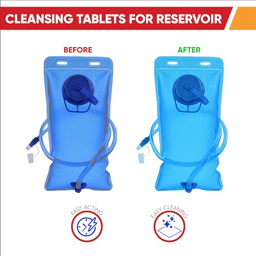 CleanHike Hydration Bladder Cleaning Tablets, Water Reservoir, 36 Ct