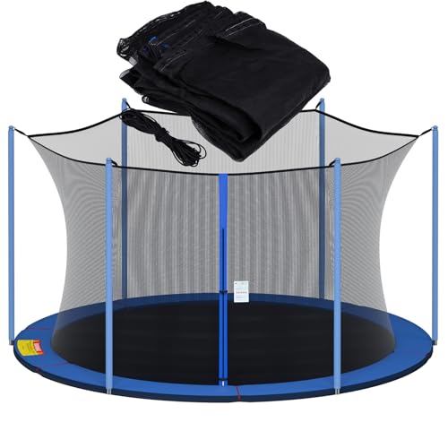 NONMON Trampoline Replacement Safety Net 12ft 13ft 14ft 15ft - size: 13ft 6 pole