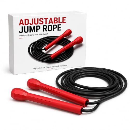 Jump Rope, Weighted Jump Rope for Workout Fitness, Rapid Speed Skippig Rope