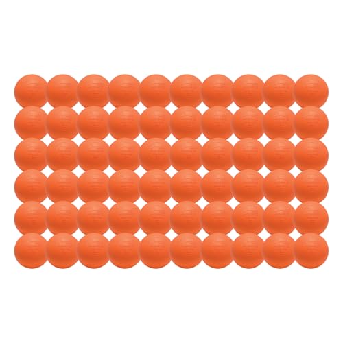 Champion Sports Lacrosse Balls – Official Size NCAA, NFHS, NOCSAE Certified, Packs of 3, 6, 12, 60 or 120 for Practice & Games, Multiple Colors - color: Orange, style: 60 Pack