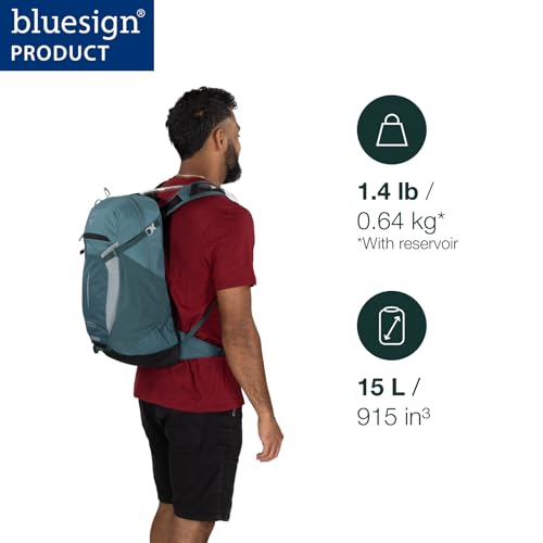 Osprey Sportlite Lightweight Hiking Backpack with Hydraulics Reservoir for Men & Women - Everyday Hydration Travel Bag - color: Graphite Purple, style: 20l
