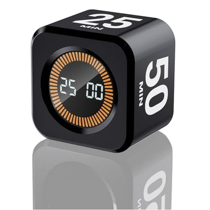 EooCoo Pomodoro Timer, Small Gravity Timer, Visual Countdown 5 10 25 50 - style: Visual Display