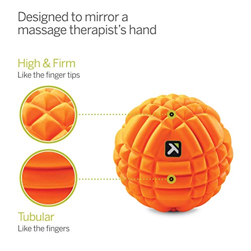 Trigger Point Performance TriggerPoint GRID Ball Foam Massage Ball (5-Inch) , Orange