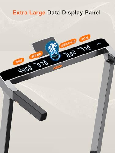 WALKINGPAD Foldable Walking Pad Treadmill with Handle Bar, 7.5MPH - color: Grey