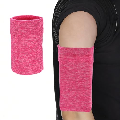 Cell Phone Armband Sleeve, Universal Sports Arm Band Sleeves Stretches to Fit All Phones Holder Pink Gauze - Fitting for (Fitness ExerciseWorkout/Hiking/Jogging/Gym) - color: Pink Gauze