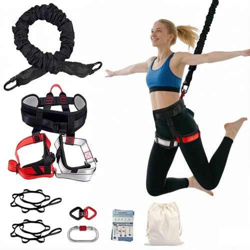 Bungee Fitness Set,CE Certified 6 Sizes(88-220 lbs)Bungee Cord Kit - size: XXL 198-220 lbs