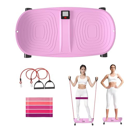 Waist Twister Machine for Exercise - color: pink with digital screen