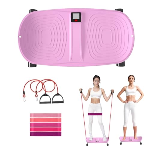 Waist Twister Machine for Exercise - color: pink with digital screen
