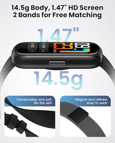 DEKELIFE Fitness Trackers,Smart Watches for Men with 24/7 Heart Rate