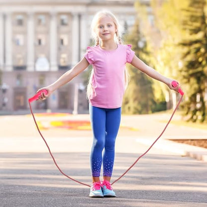 Honoson 50 Pcs Jump Ropes Bulk for Kids 7.8ft Adjustable,Multicolor - color: Multicolor