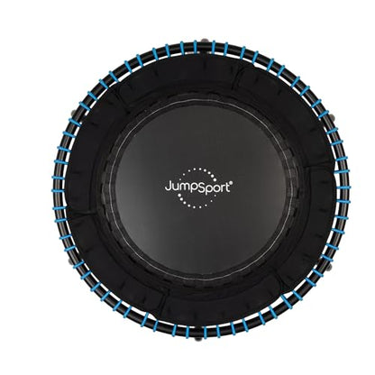 JumpSport 550 Workout Rebounder for Adults, 44" | PRO CE | Mini Exercise Fitness Trampoline Jumper with Cables | Black - color: Blue, style: Model 250