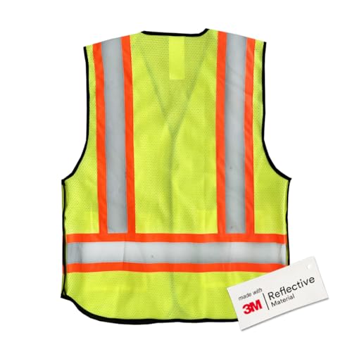Salzmann Breakaway Mesh Reflective Vest | Hi Vis Vest | US ANSI/ISEA 107 - color: Multi, size: Small-Medium