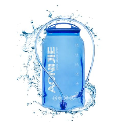 AONIJIE 1L/1.5L/2L/3L Hydration Water Bladder, Wide Opening Water Reservoir - size: 3L