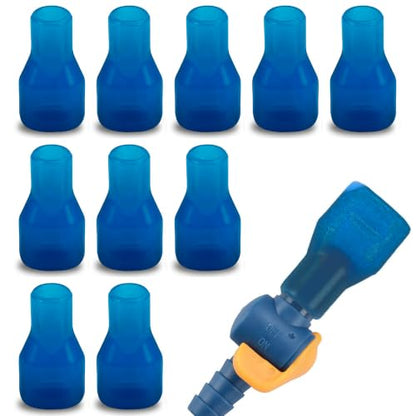 Shudyear 10Pcs Replacement Bite Valve for Hydration Pack Bladder - Leakproof Self-Sealing Silicone Mouthpieces