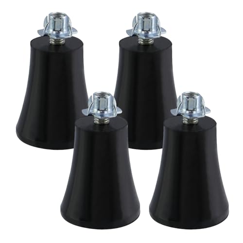 4Pcs 2" Height Furniture Legs Feet Pads with Matching T-Nuts - size: 2-inch/M8 Bolt