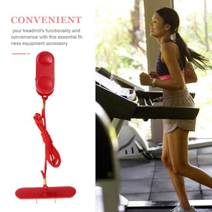 Treadmill Safety Key Replacement Treadmill Emergency Key Running Machine Stop Key Fitness Equipment - size: 14.60X6.00X1.80CM