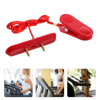 Treadmill Safety Key Replacement Treadmill Emergency Key Running Machine Stop Key Fitness Equipment - size: 14.60X6.00X1.80CM