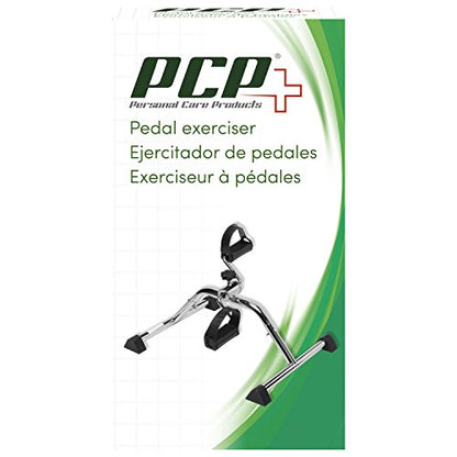 PCP Pedal Exerciser Senior Rehab Arm or Leg Conditioning, Chrome