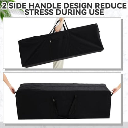 1 Pcs 52 x 15 x 15, 190 L Versatile Large Duffle Bag, Black - color: Black, size: 52 x 15 x 15 Inch, 190 L