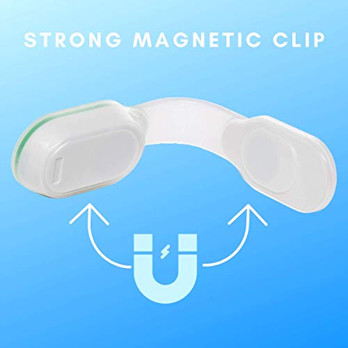 Clip-on, Magnetic LED Safety Light, 4 Light Modes, Rechargeable, Perfect for Nurses, Doctors, Mechanics - color: Green