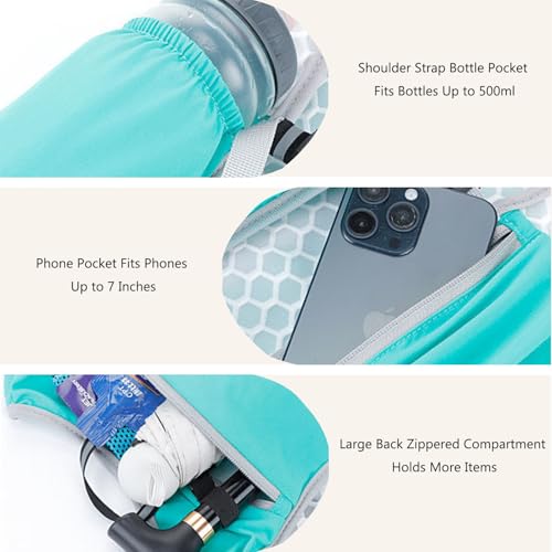 Running Hydration Vest Backpack Pack Marathoner Running Race Hydration for Trail Race, Hiking, Cycling, Climbing, Jogging - color: Light green
