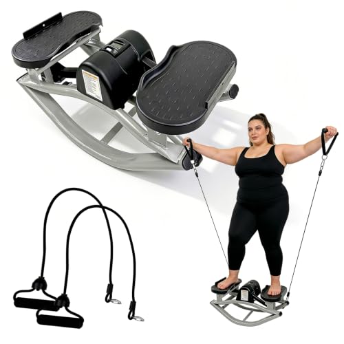 Rock Stepper Machine 3D Lateral Rocking Fitness Stepper