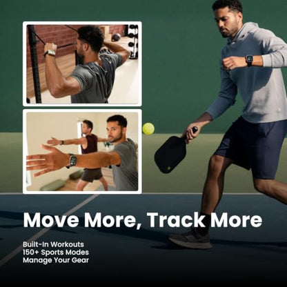 Amazfit Bip Max Smart Watch, 2.07" AMOLED Display, GPS, iOS/Android - color: Carbon Gray, style: Bip Max