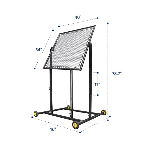 MR Height Adjustable Sports Rebounder for Lacrosse, Baseball & Softball